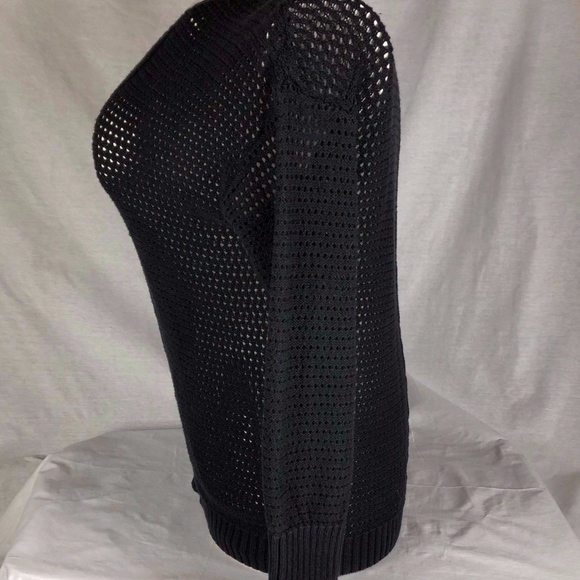 Lane-Bryant-Sweater-Womens-Black-Cable Knit 18 - Picture 4 of 8